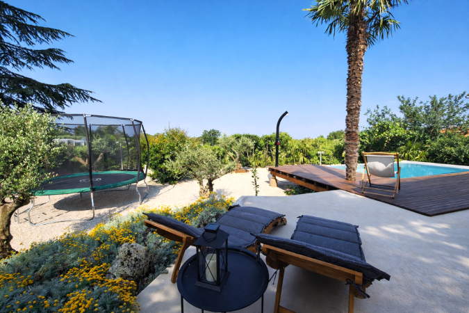 Urlaub ist kein Luxus, sondern eine Pause f&uuml;r K&ouml;rper und Seele, Casa B mit Pool und Meerblick, Porec Umgebung Istrien Tar