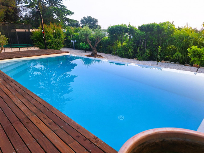 Casa B mit Pool und Meerblick, Porec Umgebung Istrien Tar