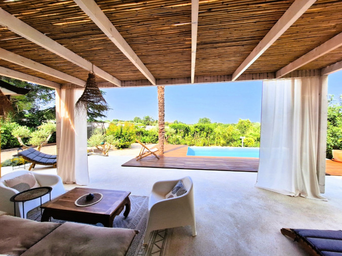 Casa B mit Pool und Meerblick, Porec Umgebung Istrien Tar