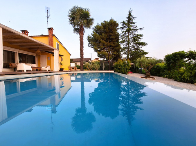 Casa B mit Pool und Meerblick, Porec Umgebung Istrien Tar