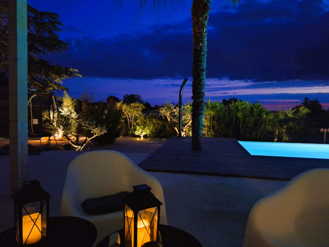 Casa B mit Pool und Meerblick, Porec Umgebung Istrien Tar