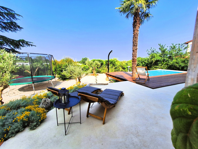 Casa B mit Pool und Meerblick, Porec Umgebung Istrien Tar